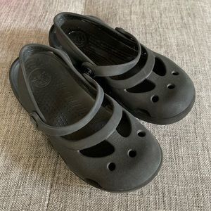 Kid size 12 Mary Jane Crocs